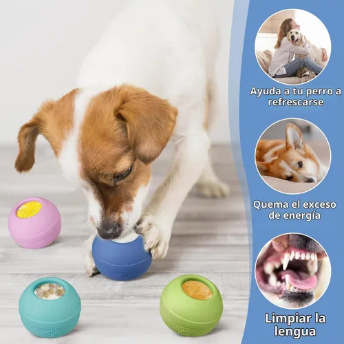 Vista 7 de Juguete Interactivo de Larga Duración para Lamer para Perros, Enriquecimiento Rellenable para Perros para Mantenerlos Ocupados, Juguetes Masticables