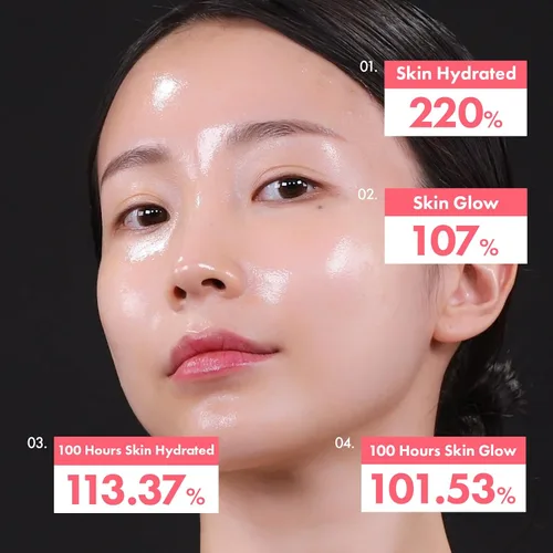 Vista 2 de TOSOWOONG Mascarilla de colágeno hidrolizado, mascarilla facial despegable para elasticidad, hidratación, brillo, piel de vidrio, hidratante facial