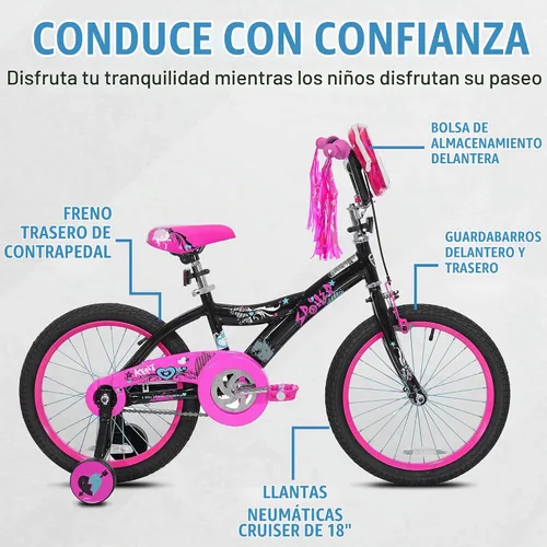 Vista 3 de Kent International Alerón Kent de 18", negro/rosa