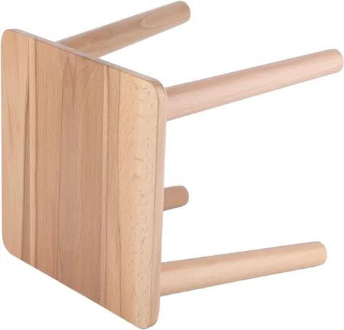 Vista 4 de Taburete para niños, taburetes multiusos de madera para el hogar, bonito banco pequeño, asiento para niños, muebles de bricolaje, taburetes