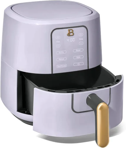 Vista 5 de Beautifu - Freidora de aire digital de 3 cuartos de galón con tecnología TurboCrisp, diseño compacto de encimera con 4 ajustes preestablecidos
