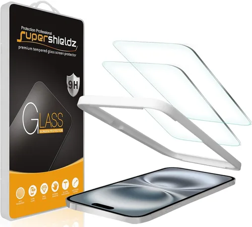 Vista 5 de Supershieldz Protector de pantalla de vidrio templado diseñado para iPhone 11 Pro, iPhone Xs y X (5.8 pulgadas), bandeja de fácil instalación