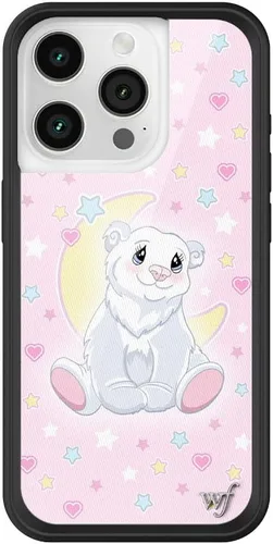 Vista 35 de Wildflower - Fundas compatibles con Apple iPhone 15 Pro Protector de goma negro, certificado de prueba de caída de 4 pies, propiedad de mujeres