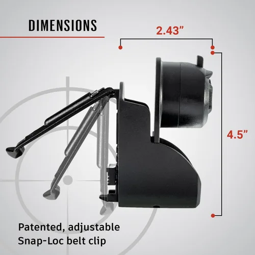 Vista 4 de ASP Funda Exo para Esposas, Funda para Esposas para Cinturón de Servicio, Chaleco Policial, o Bolsa para Cinturón, Accesorios para Cinturón