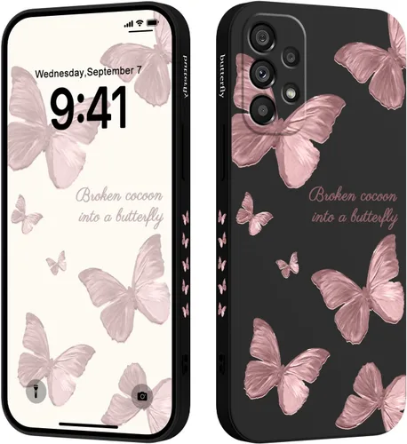 Vista 10 de LEECG Funda protectora de silicona suave para Samsung Galaxy A53 5G, diseño creativo lateral para Samsung A53 5G, negro astronauta