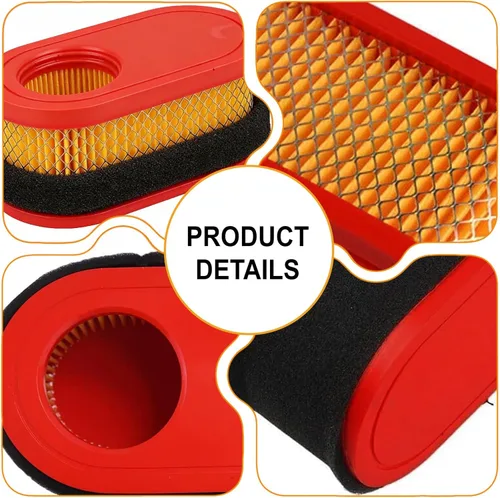 Vista 6 de Chikia Paquete de 2 filtros de aire de repuesto 951-12260 para MTD Craftsman 937-05065 Huskee LT3800 LT4200 LT1500 R1000 RER1000 T1000 T1200