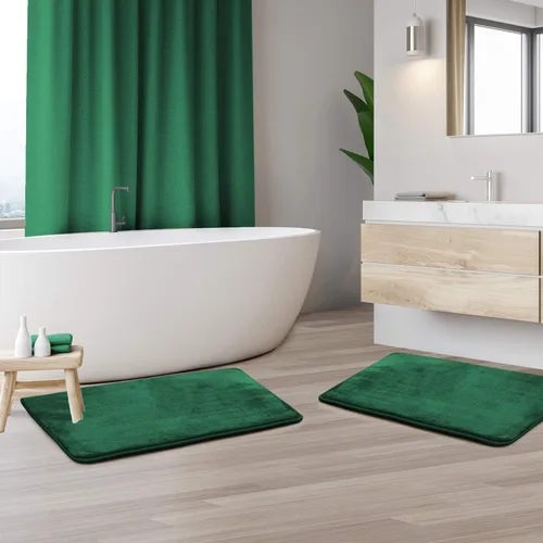 Vista 11 de Clara Clark Alfombra de Baño 24" x 17" - Alfombras de Baño, Tapete de Baño de Espuma Viscoelástica, Afelpado, Acogedor, Ultra Suave, Antideslizante