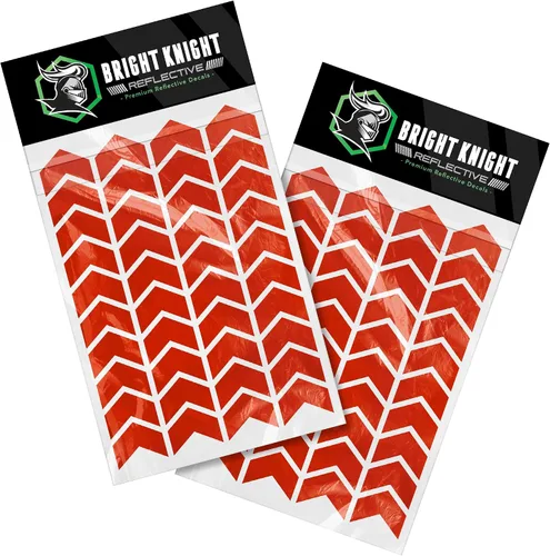 Vista 5 de Bright Knight Decals Calcomanías reflectantes para casco de bicicleta, cinta adhesiva acíclica negra de 1 pulgada fabricada con cinta reflectante