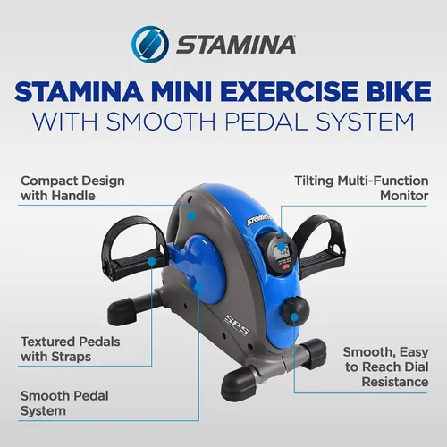 Vista 2 de Stamina Exercise Bike with Smooth Pedal System