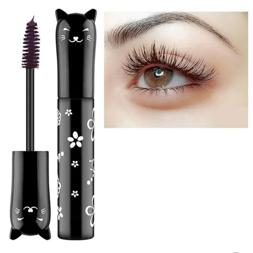 Vista 16 de Máscara de pestañas negras para maquillaje líquido, extensiones de ojos, impermeables, hipoalergénicas, de secado rápido, pestañas alargadoras