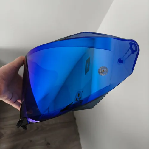 Vista 9 de Escudo para KYT R2R, R2R PRO Visera Casco Moto con protección UV (Plata-Para el día)