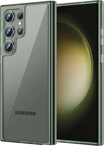 Vista 10 de JETech Funda para Samsung Galaxy S23 Ultra 5G de 6.8 pulgadas, Bumper Protector Antiamarillento a Prueba de Golpes, Funda Protectora para Teléfono