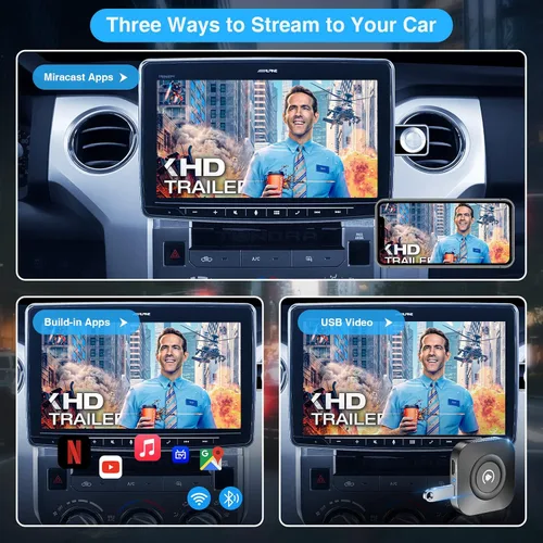Vista 4 de Adaptador inalámbrico CarPlay, Magic Box compatible con YouTube TikTok y más, adaptador inalámbrico Android Auto fácil de configurar para autos