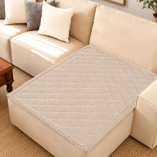 Vista 29 de Smiry Couch Cover for Dogs, Non Slip Washable Pet Sofa Protector for Large Dogs, Cats, Fuzzy Plush Sofa Covers Backrest & Armrest, Against Fur, Dirt