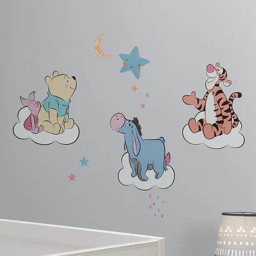 Vista 2 de Lambs & Ivy Disney Baby Winnie The Pooh Hugs Piglet/Eeyore/Tigger - Calcomanías de pared