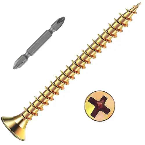 Vista 31 de Wensilon # 4X1 (460PCS) Tornillo de madera negro de cabeza plana 3X25, cabeza plana autorroscante de metal rápido