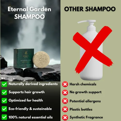 Vista 4 de Barra de champú para cabello y barba, 2.38 onzas, limpia, nutre, protege
