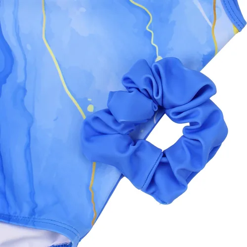 Vista 5 de JOYSTREAM Leotardos de gimnasia para niñas con pantalones cortos brillantes para bailar ballet