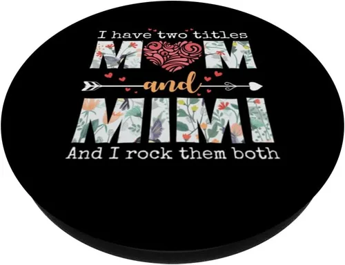 Vista 2 de Tengo dos títulos mamá y mimi para el día de la madre PopSockets intercambiables PopGrip