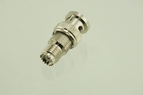 Vista 2 de W5SWL Marca Premium Series Mini-UHF (MUHF) hembra a BNC macho adaptador coaxial conector