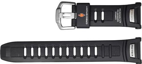 Vista 2 de Correa de repuesto original Casio 10290980 para Casio Watch PRG-130-1V, PRW-1500-1V, Negro -, Moderno