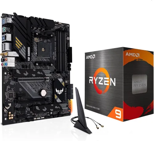 Vista 12 de MICRO CENTER Procesador AMD 5800XT con placa base de CA ASUS Prime B550 AMD Ryzen 7 5800XT+ASUS PRIME B550-PLUS AC-HES