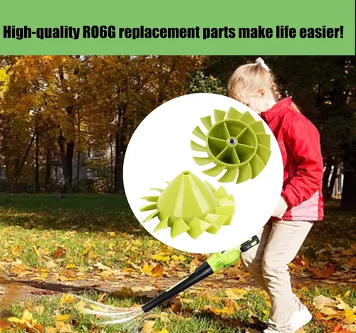 Vista 4 de Ventilador de soplador de hojas 529437004 Ryobi de repuesto 18 voltios soplador inalámbrico 529437003 529437001 P2108 P21081 P21081VN P21081VNM