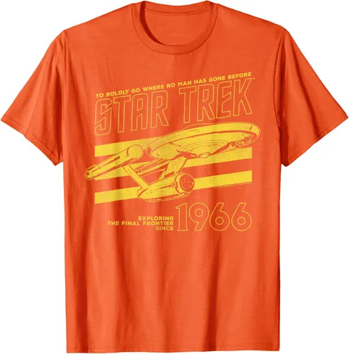 Vista 47 de Star Trek: The Original Series Enterprise '66 Collegiate Camiseta Negro