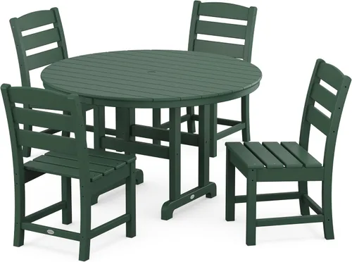 Vista 8 de POLYWOOD® Lakeside - Juego de comedor, color negro