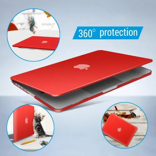 Vista 114 de IBENZER - Compatible con Funda para MacBook Pro de 13 Pulgadas 2015 2014 2013 Finales 2012 A1502 A1425, Carcasa Rígida con Cubierta para Teclado