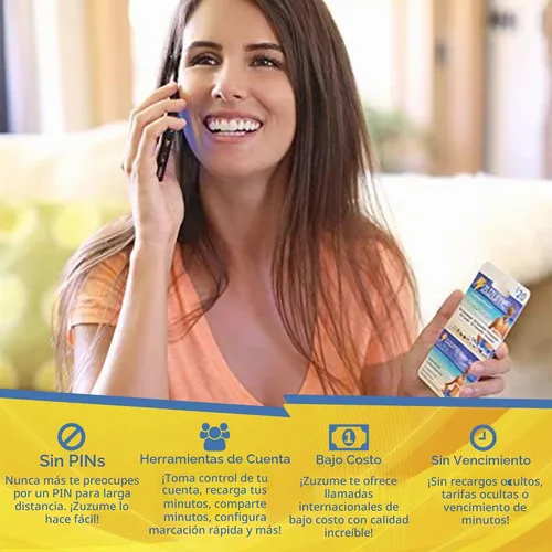 Vista 3 de tarjeta prepaga de teléfono para llamadas baratas de larga distancia internacionales - 10
