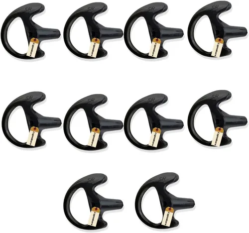 Vista 14 de Lsgoodcare 24 piezas de repuesto Earmold oreja izquierda para radio bidireccional tubo acústico auricular – Auriculares de silicona Walkie Talkie