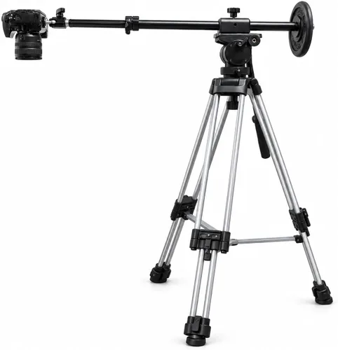 Vista 3 de Glide Gear OH 50 - Soporte superior para DSLR, iPhone, brazo de 36 pulgadas, extensión de trípode, cabeza esférica, metal resistente