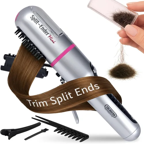Vista 10 de Split-Ender Mini 2 – Recortadora de Puntas Abiertas original inalámbrica para cabello seco, dañado, quebradizo, rizado, encrespado o lacio