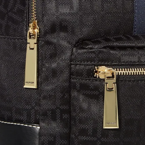 Vista 4 de Tommy Hilfiger Mochila Jaden Plus para mujer, Negro (Tommy Black), Mochila Jaden Plus