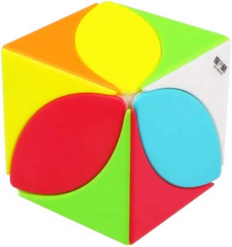 Vista 2 de CuberSpeed QY Toys Ivy Cube V2 - Cubo mágico sin calcomanías Mofangge Ivy Leaf Cube versión Plus sin calcomanías (Eitan Lvy Cube) Puzzle