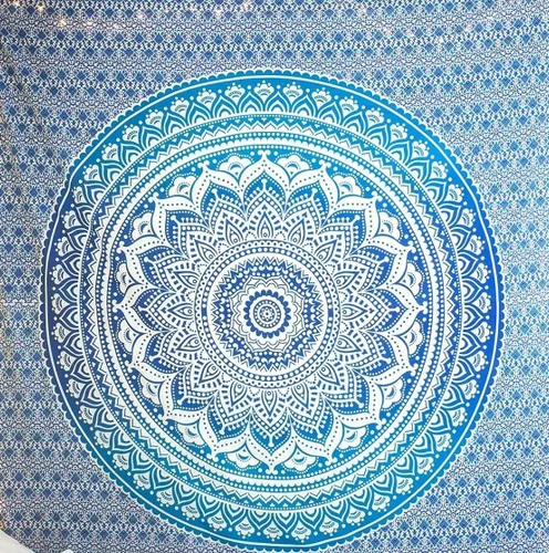 Vista 10 de ANJANIYA - Tapiz para colgar en la pared, diseño de mandala, nuevo sombreado dorado, decoración de dormitorio, metálico, hippy, arte de muro