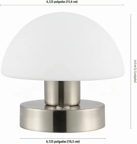 Vista 3 de JONATHAN Y JYL7113B Zoe - Lámpara de mesa LED integrada recargable de hierro moderna minimalista de 5.75 pulgadas, lámpara de mesa de noche