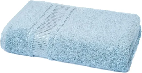 Vista 9 de Melissa Linen, Toalla de baño, 100% algodón turco para baño, toalla de ducha absorbente, de secado rápido, duradera y suave, 35 x 60 pulgadas Azul