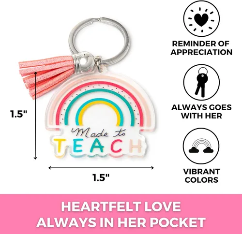 Vista 5 de Hermoso juego de regalo para profesores, 6 piezas de los mejores regalos para profesores para mujeres, regalos de agradecimiento para profesores