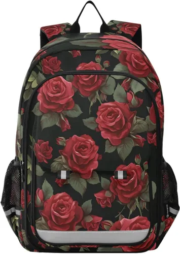 Vista 13 de ALAZA Moon Stars Alchemy Witch - Mochila para laptop para mujeres y hombres, bolsa de viaje casual con compartimento y múltiples bolsillos