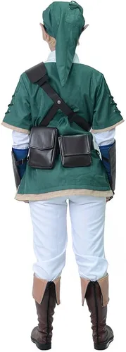 Vista 2 de miccostumes Men's Game Princess Cosplay Costume Green