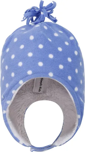 Vista 2 de SimpliKids Juego de sombrero y guantes bordados y forrados de tela polar tipo sherpa, para niños y bebés