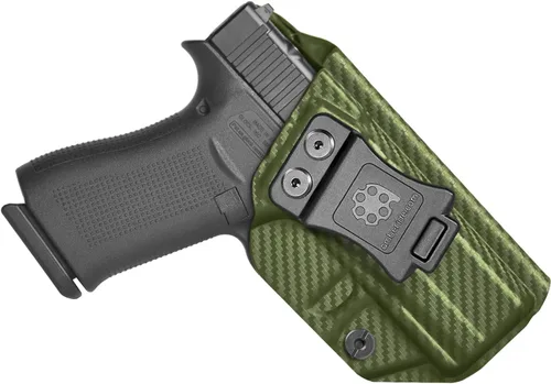 Vista 10 de Amberide IWB Kydex Holster for Glock 43 / 43X / 43X MOS, Concealed Carry, MOS and Non-MOS Options Available, Adjustable Cant, Posi-Click Retention