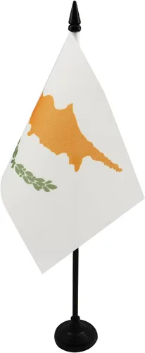 Vista 19 de AZ FLAG Aland Table Flag 4x6 in 100D Polyester Plastic Base Indoor use Finnish 15x10 cm desk flag stitched finish with reinforced edges with