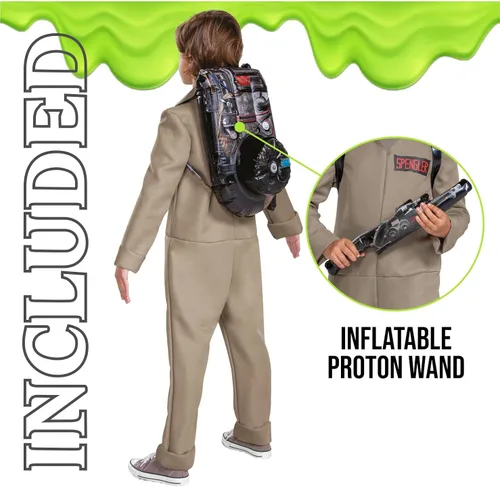 Vista 2 de Disguise Paquete de protones inflable de Cazafantasmas para niños Metálico