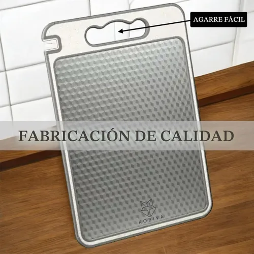 Vista 5 de Tabla de cortar de acero inoxidable con afilador de cuchillos
