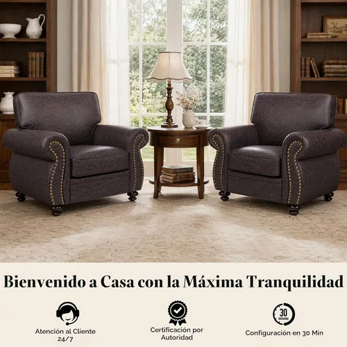 Vista 7 de Couchus Silla decorativa Mid-Century de 42 pulgadas de ancho, sofá