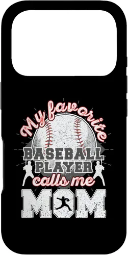 Vista 30 de Baseball Mom My Favorite Baseball Player Calls Me Mom Case for iPhone 17