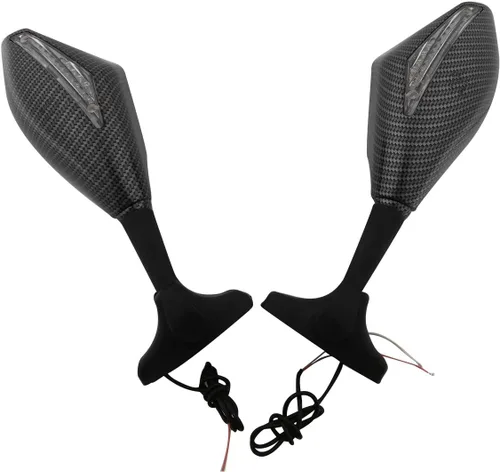 Vista 12 de SLMOTO Retrovisores LED integrados para Suzuki Katana GSXR 600 750 1000 04-16 600RR 03-19 CBR 600 F4i 01-07